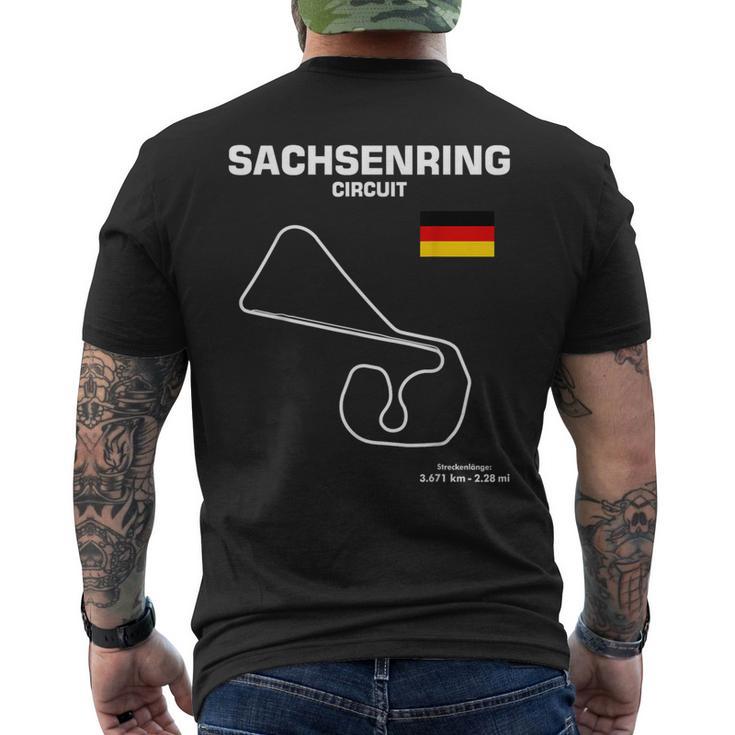 Famous Circuit Outlines T-Shirt mit Rückendruck