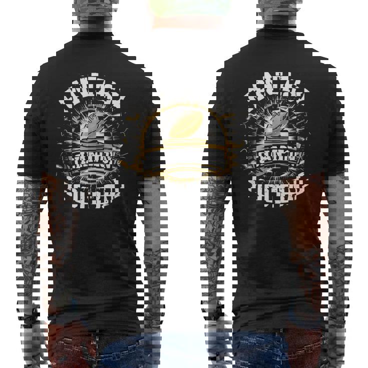 Fantasy Football Champion Men's T-shirt Back Print | Mazezy