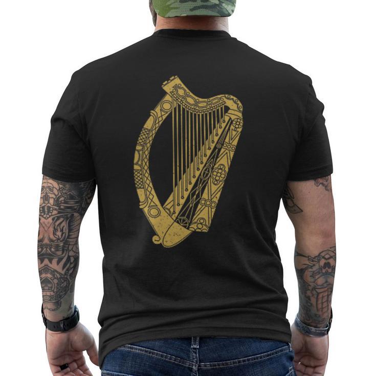 Flag Of Ireland Harp Flag Irish Harp Symbol T-Shirt mit Rückendruck