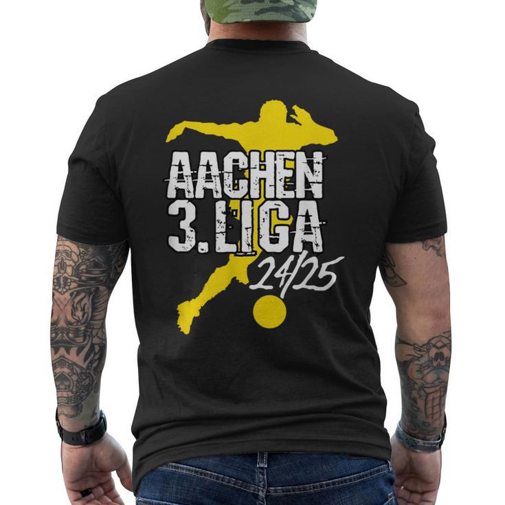 Football Kicken Club Aachen Fan Home Rhineland Rise T-Shirt mit Rückendruck