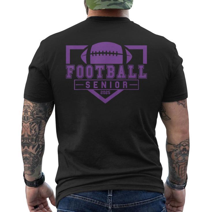 Football Senior Night Football Senior 2025 Graduation 36 Men's T-shirt Back Print