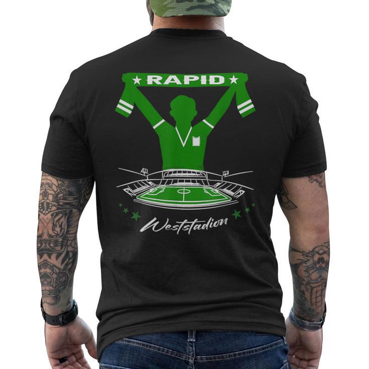 Footballienna West Stadium Forever Rapid Rapidler T-Shirt mit Rückendruck