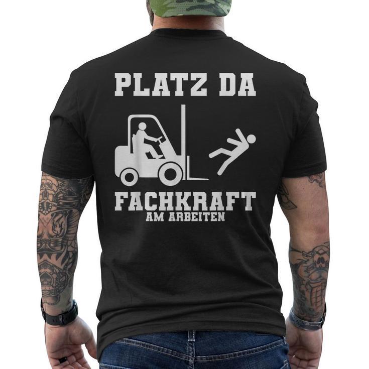 Forklift Forklift Forklift Driver Motif Sayings T-Shirt mit Rückendruck