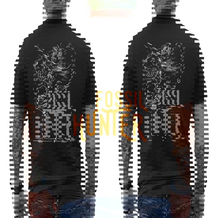 Fossil Hunter Ideale Per Rockhounds & Paleontologi T-shirt da uomo con stampa posteriore