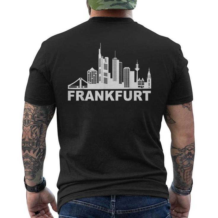 Frankfurt Am Main Skyline Frankfurter Hessen Frankfurt T-Shirt mit Rückendruck