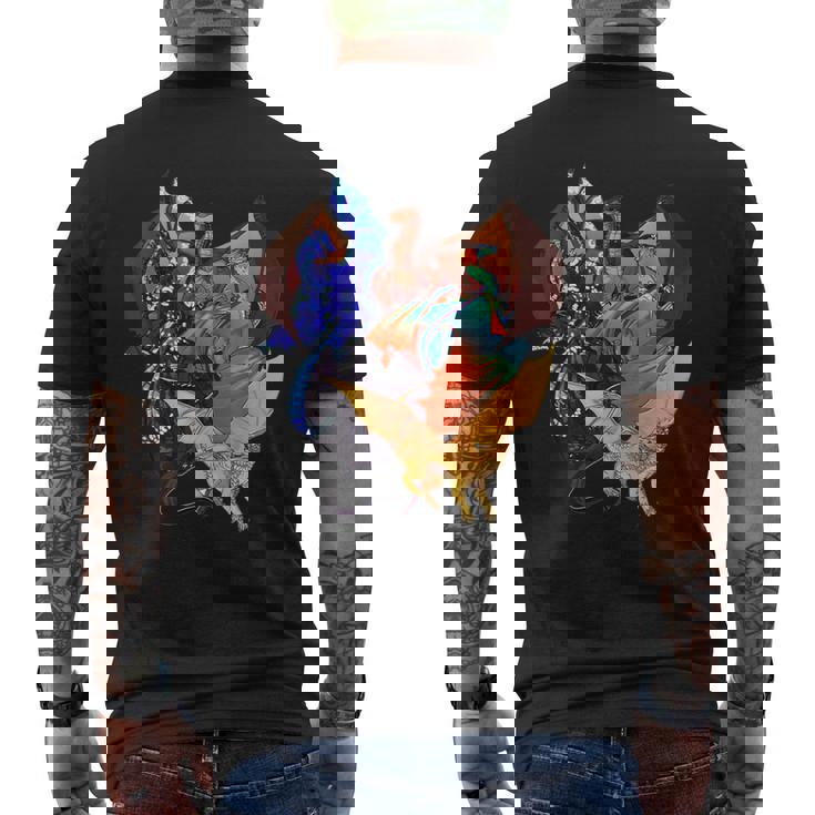 Full Wing Of Fires Legends Fathom Darkstalker Clearsight Men's T-shirt Back Print