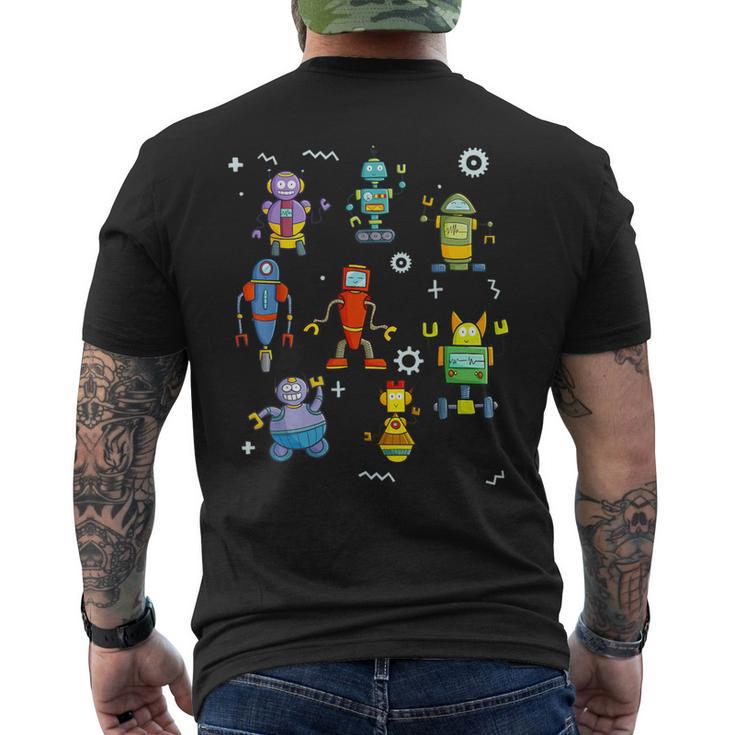 Engineer Robotics Robot Technology T-Shirt mit Rückendruck