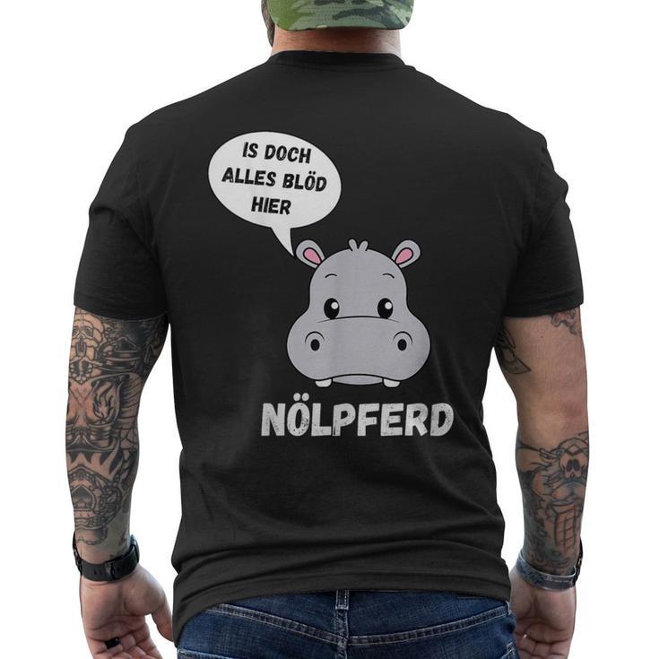 Hippo Fun T-Shirt mit Rückendruck