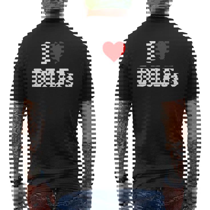 I Love Dilfs I Heart Dilfs Camiseta Hombre Estampado Espalda
