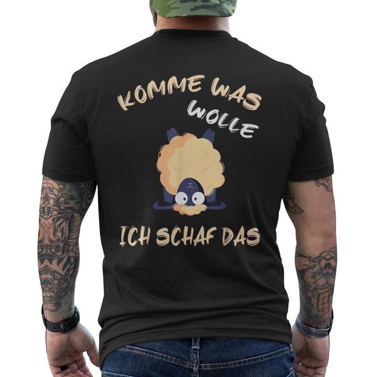 Word Game With Sheep Komme Was Wolle Ich Schaf Das T-Shirt mit Rückendruck