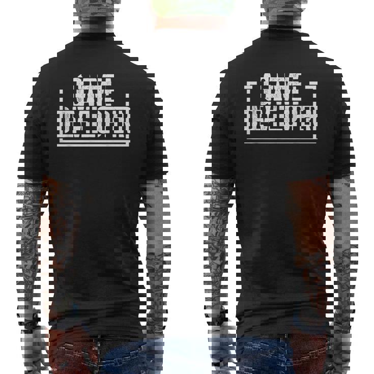 Game Developer Camiseta Hombre Estampado Espalda