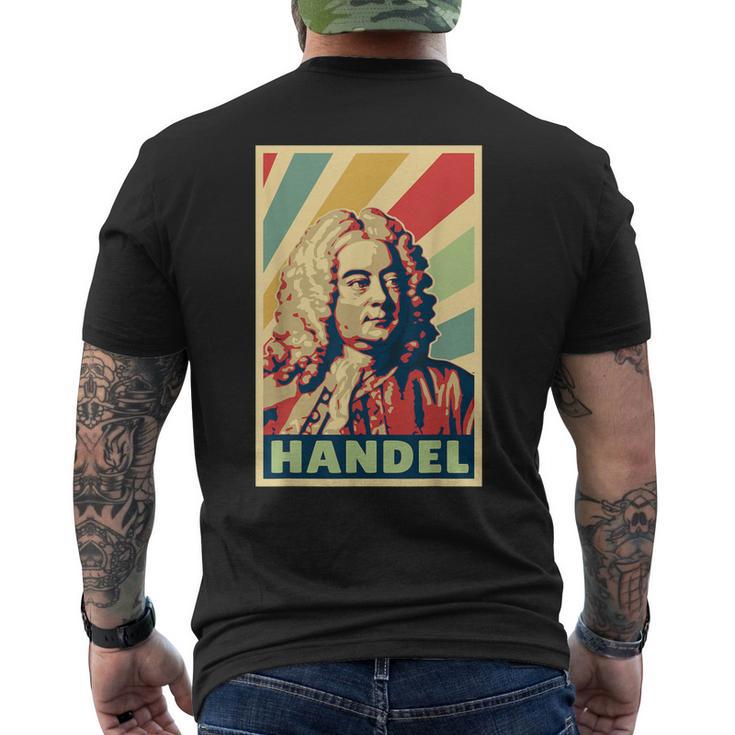 Georg Friedrich Händelintage Colours T-Shirt mit Rückendruck