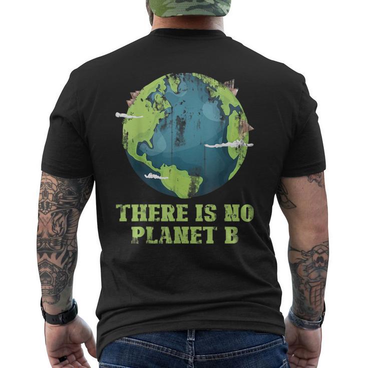 Global Warming Climate Change Earth Day Men's T-shirt Back Print