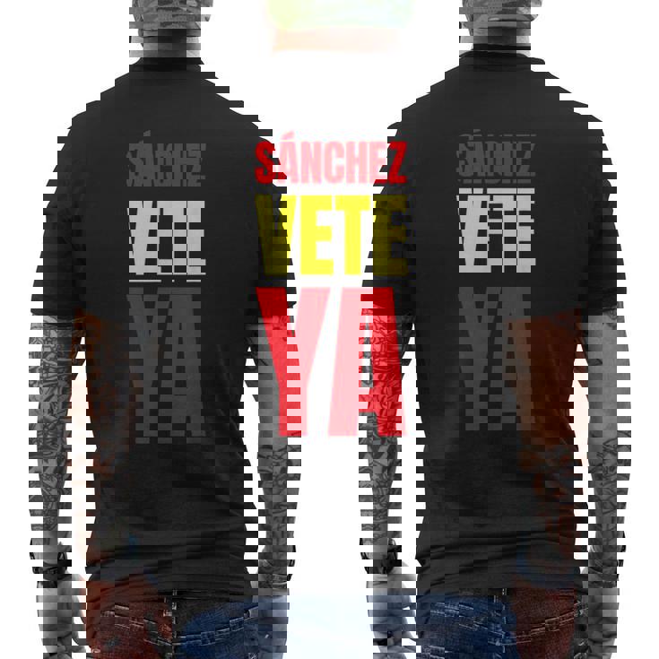 Gobierno Dimisión Sánchezete Ya Bandera De España Camiseta