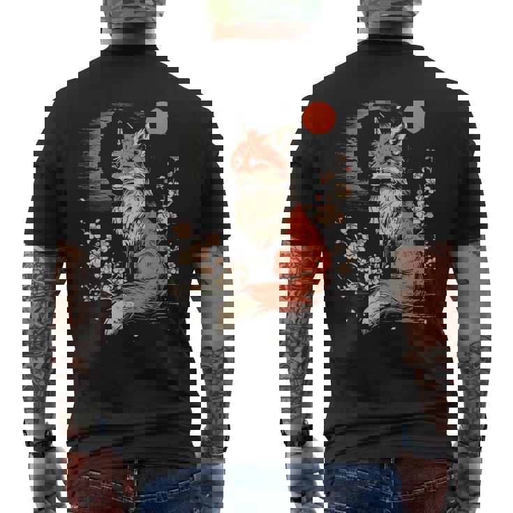 Grafica Conolpe Giapponese Arte Kawaii Animeolpe Amante T-shirt da uomo con stampa posteriore