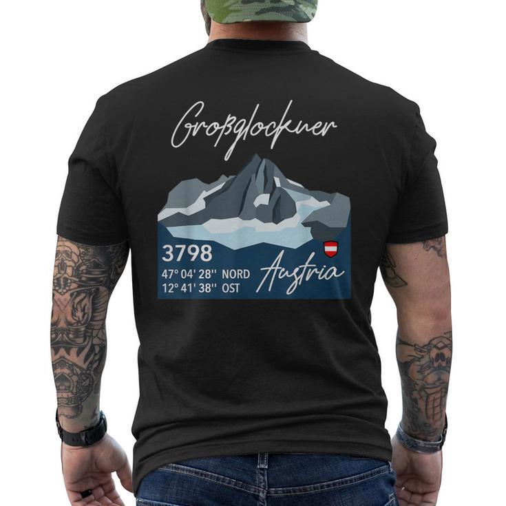 Großglockner Austria Gipfel Der Berg Ruft Cool Hiking T-Shirt mit Rückendruck