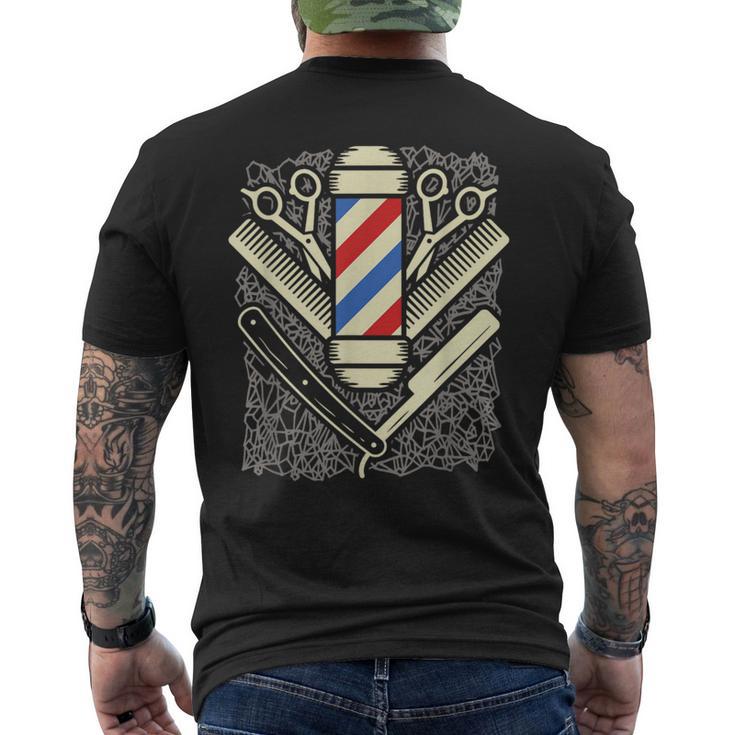 Hairdresser And Barber T-Shirt mit Rückendruck