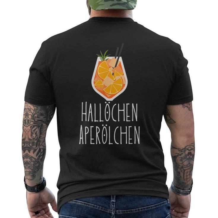 Hallöchen Aperölchen Holy Aperollin Spritz Aperoly Aperoli T-Shirt mit Rückendruck