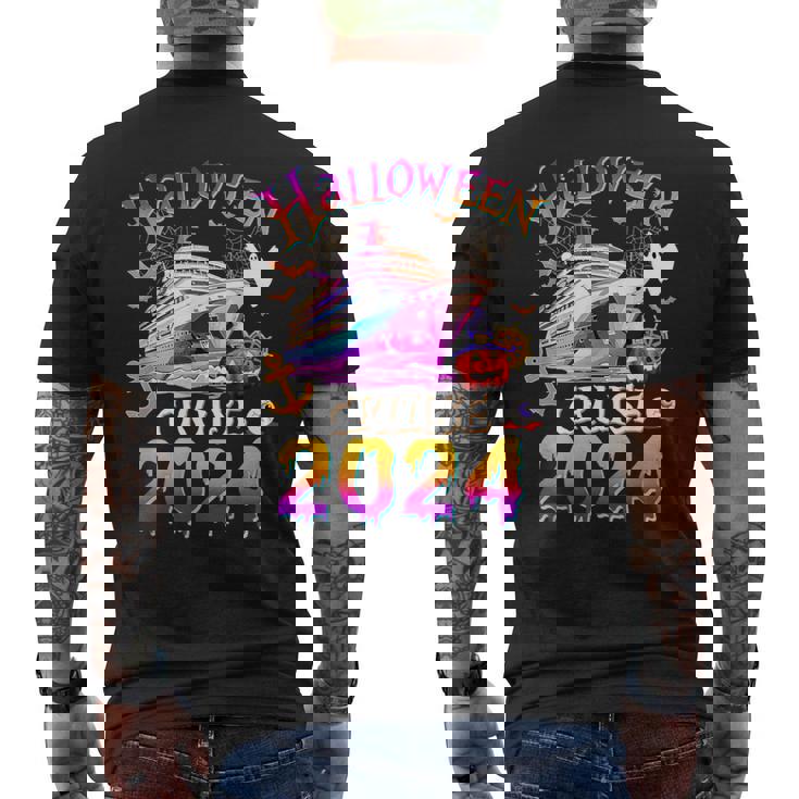 Halloween Cruise 2024 Family Group Matching Cruise Vacation Men's T-shirt Back Print
