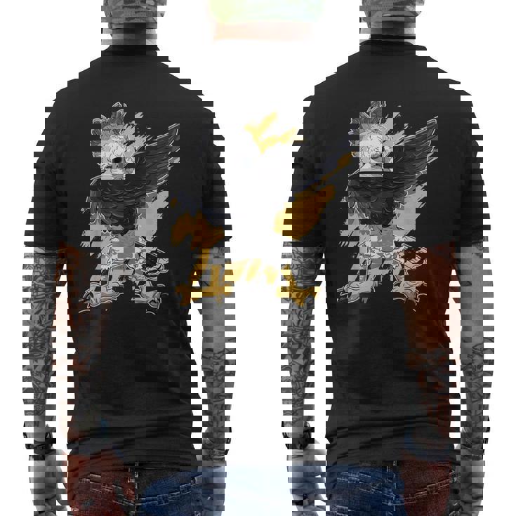 Harpy Eagle Dab Raptor Bird Lover Dabbing Harpy Eagle Men's T-shirt Back Print
