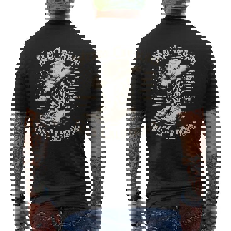 Heads Carolina Tail California Retro Vintage Country Men's T-shirt Back Print