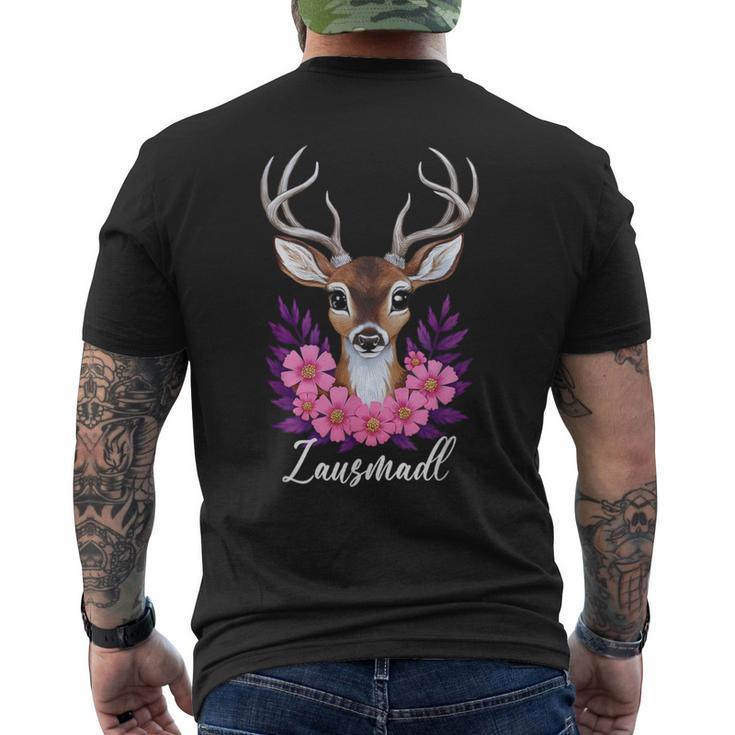 Hirsch Damen Trachten Dirndl Traditional T-Shirt mit Rückendruck