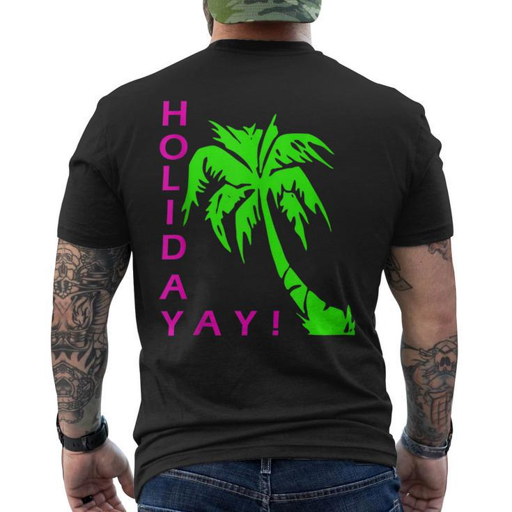 Holiday Yayy Summer Fun Streetwear Men's T-shirt Back Print