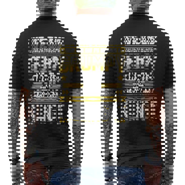 Hombre Grumpy Old Man Grumpy Old Men Camiseta Hombre Estampado Espalda