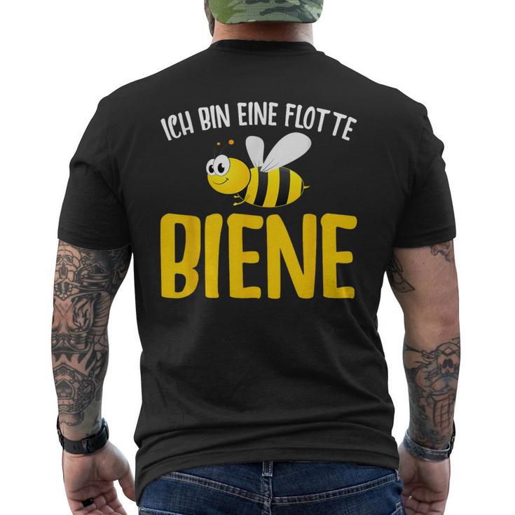 Ich Bin Eine Flotte Biene T-Shirt mit Rückendruck