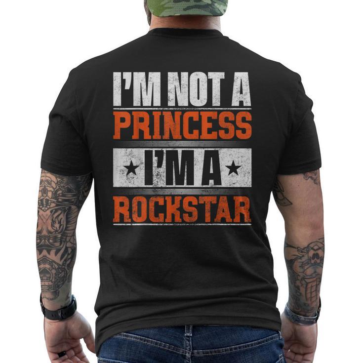 Ich Bin Keine Prinzessin Ich Bin Ein Rockstar T-Shirt mit Rückendruck