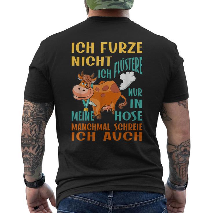 Ich Furze Nicht Ich Whisperer Nur Pupsende Cow T-Shirt mit Rückendruck