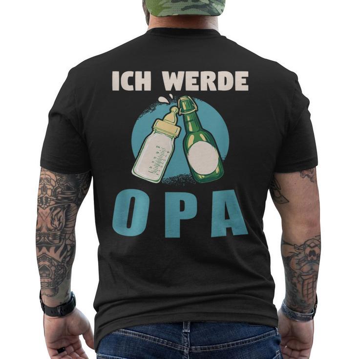 Ich Werde Opa 20242025 T-Shirt mit Rückendruck