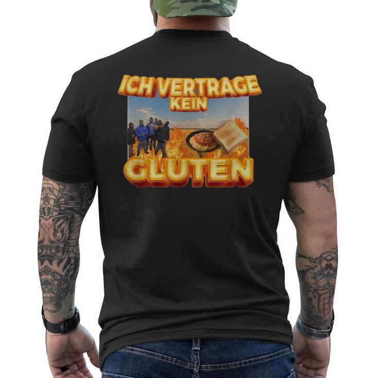 Ichertrage Kein Gluten T-Shirt mit Rückendruck