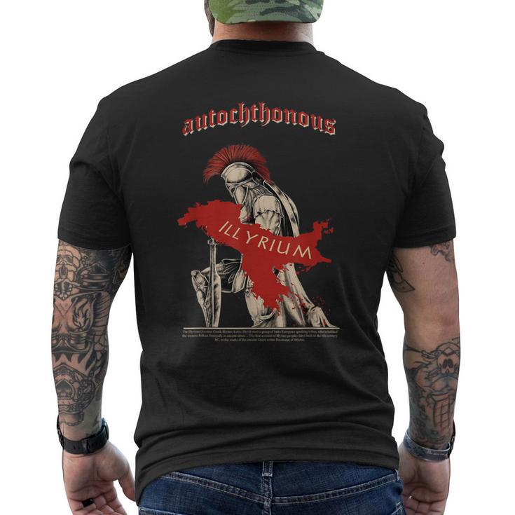 Illyrians Autochthonous Land T-Shirt mit Rückendruck