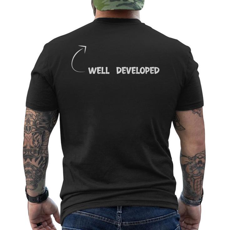 Well Developed Personality I'm Well-Developed Personality Character Reference Men's T-shirt Back ...