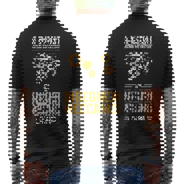 Ingegnere Che Fa Grandi Cose Regalo Per Ingegnere Meccanico T-shirt da uomo con stampa posteriore
