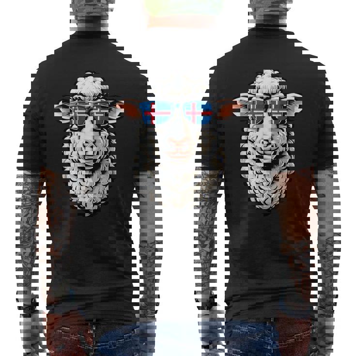 Islanda Souvenir Prodotti Islandesi Escursionismo Pecora Divertente T-shirt da uomo con stampa posteriore