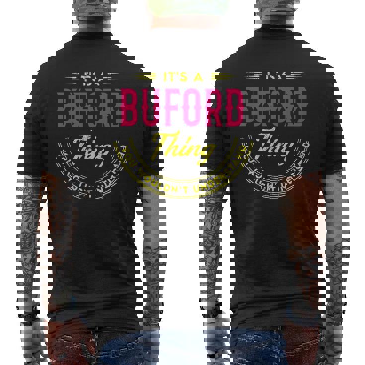 It's A Buford Thing You Wouldn't Understand Personalized Name  With Name Printed Buford 2 Men's T-shirt Back Print