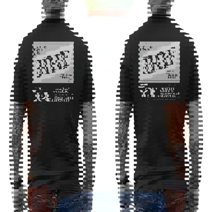 It's A Ferree Thing You Wouldn't Understand Ferree For Ferree Men's T-shirt Back Print