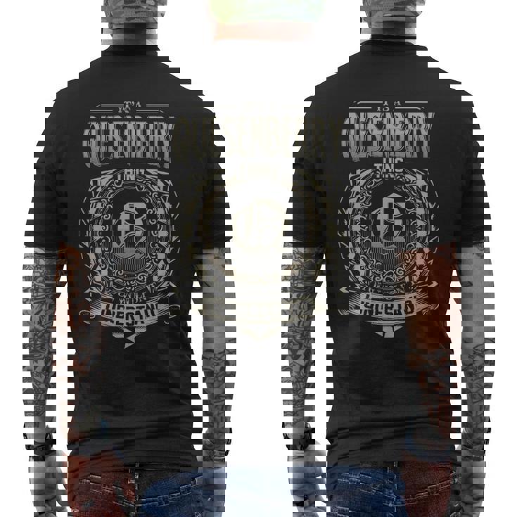 It's A Quesenberry Thing You Wouldn't Understand Men's T-shirt Back Print