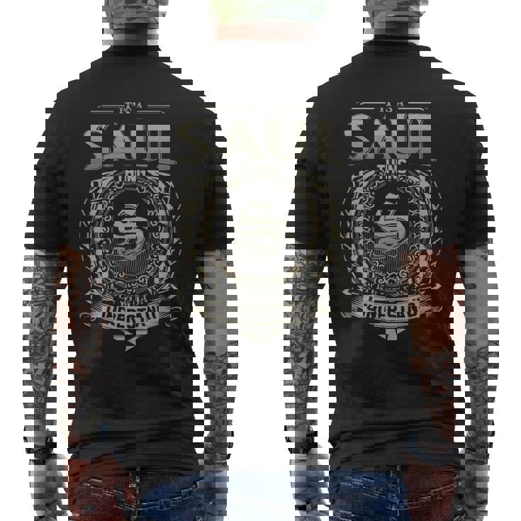 It's A Saul Thing You Wouldn't Understand Men's T-shirt Back Print