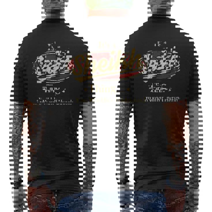 It's A Sheikh Thing You Wouldn't Understand Men's T-shirt Back Print