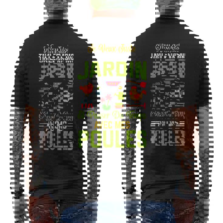 J'ai Pas Le Temps J'ai Jardin Jardinier Retraite Jardinage T-shirt Imprimé Au Dos