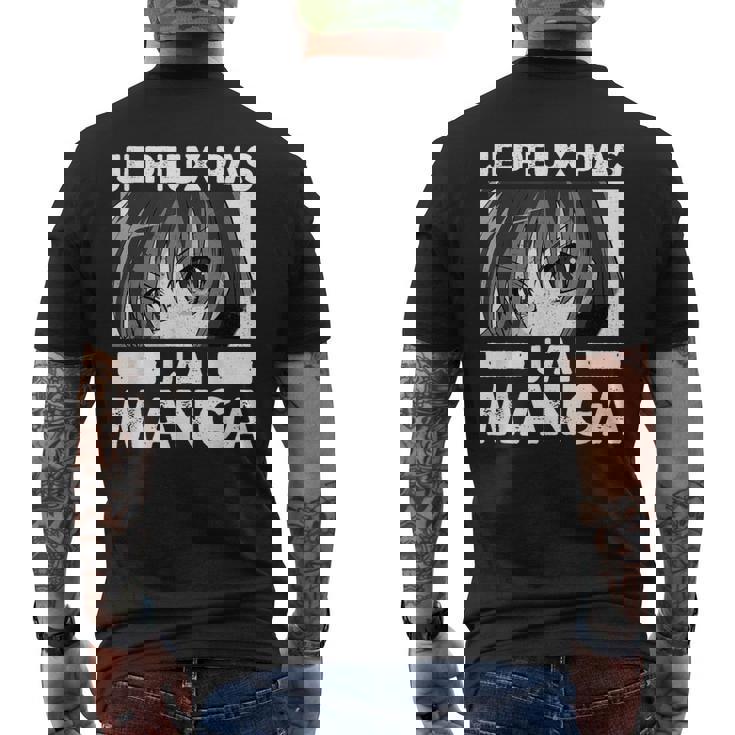 Je Ne Peux Pas J'ai Manga Anime Otaku Japonais Cadeau Humour T-shirt imprimé au dos