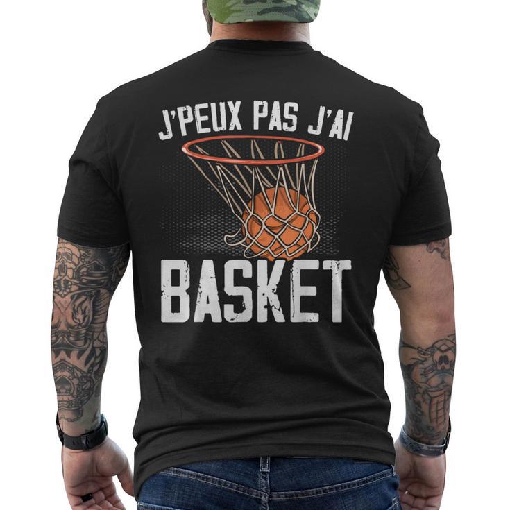 T-shirt Enfant Humour Basket « J'peux Pas J'ai Basket » - Blanc, Qualité Imprimé Numérique, Coupe Renforcée (Taille 6 Ans)