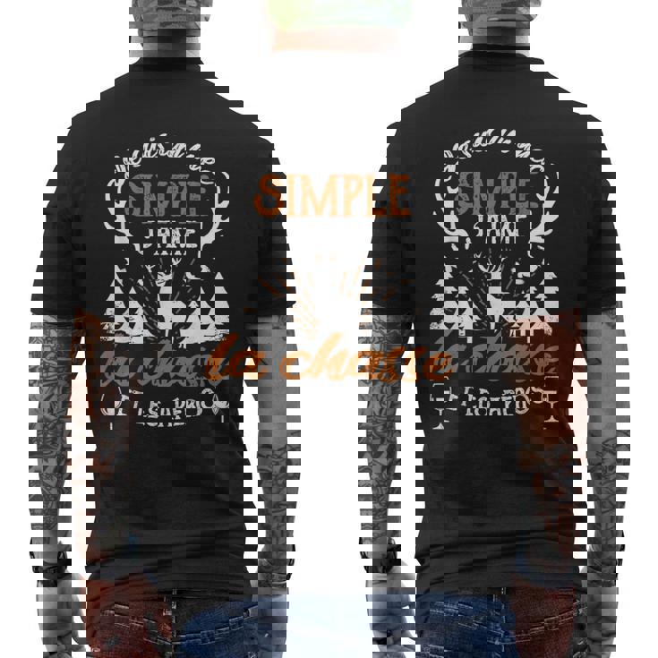 T-shirt Homme - Je Suis Un Mec Simple J'aime La Raclette Et L'apéro