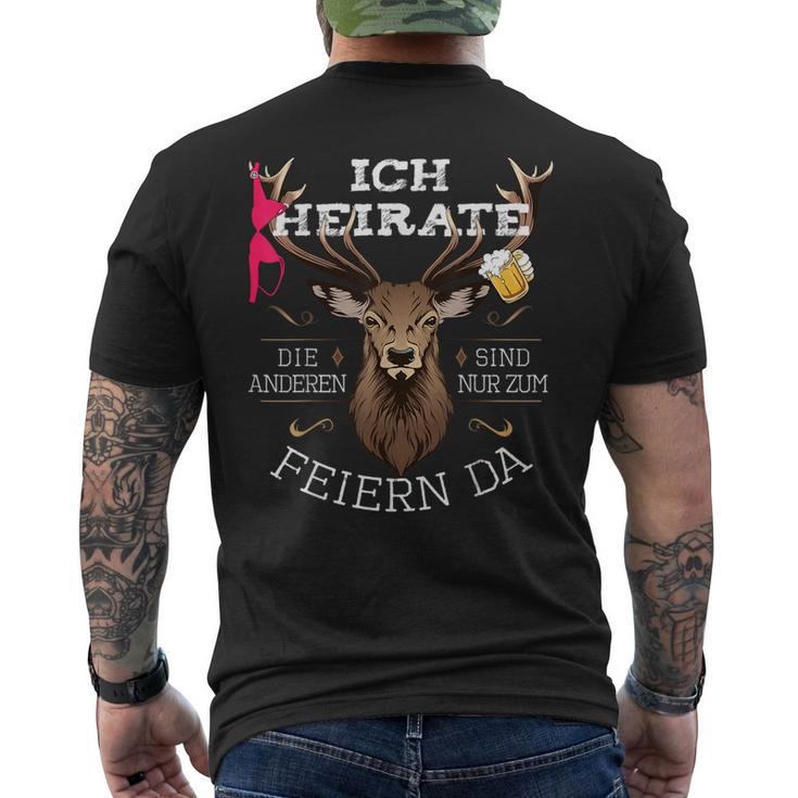 Jga Groom Polterer Stag Night T-Shirt mit Rückendruck