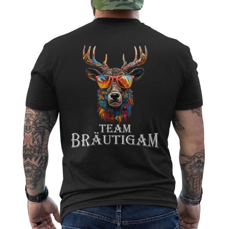 Jga Team Groom Deer Hunter Stag Night T-Shirt mit Rückendruck