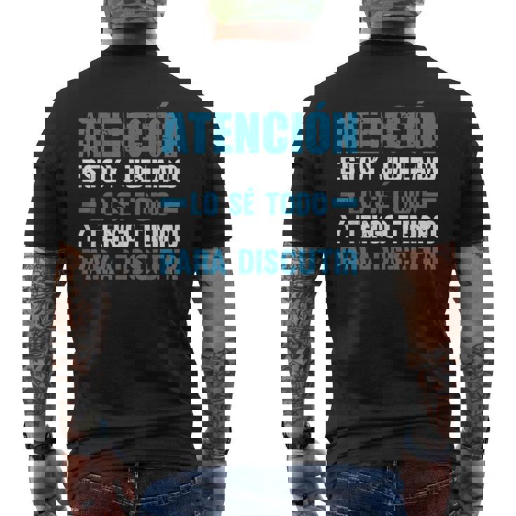 Jubilado Hombre Divertido Jubila Atención Estoy Jubilado Camiseta Hombre Estampado Espalda