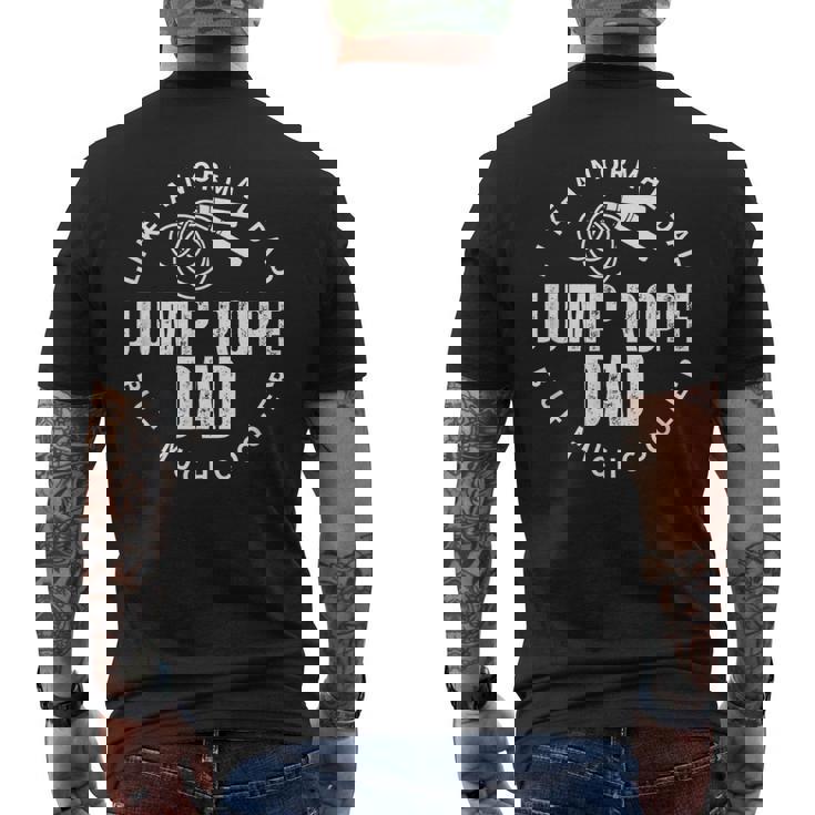 Jump Rope Dad Father Citazione Divertente Rope Jumping T-shirt da uomo con stampa posteriore